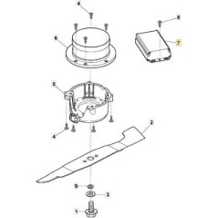 CONTROLEUR STIGA ORIGINAL EL 340 Li 36V - 118206002/1 | NewgardenParts.com