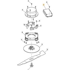 CONTROLEUR STIGA ORIGINAL EL 380 Li 36V - 118206001/1 | NewgardenParts.com