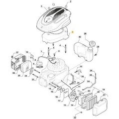 ORIGINAL STIGA HOOD CONVEYOR - 118551788/0 | NewgardenParts.com