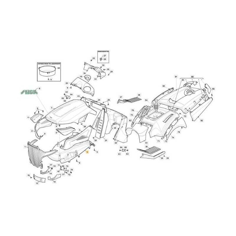 CAPO TRANSPORTADOR NS GXV630 ORIGINAL STIGA - 325108111/0