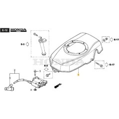 CONVOGLIATORE VENTOLA MOTORE ORIGINALE STIGA - 118552101/0
