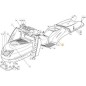TC2000ME RADABDECKUNG. S/F ROT 300941GGP ORIGINAL STIGA - 325109702/1