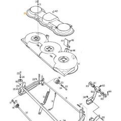 ABDECKUNG 102M PARK (-98) NEUES ORIGINAL STIGA - 1134-3728-01 | NewgardenParts.com