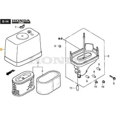 ORIGINAL STIGA LUFTFILTERABDECKUNG – 118552041/0 | NewgardenParts.com