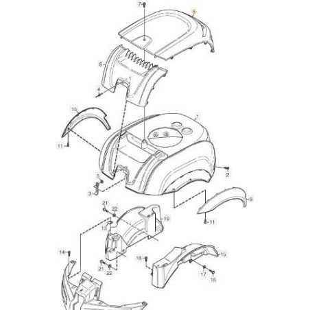 TAPA DE MOTOR ORIGINAL STIGA - 1134-5636-01 | NewgardenParts.com