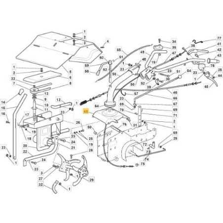 ORIGINAL STIGA ROTER RAHMENKASTENABDECKUNG – 118800083/0 | NewgardenParts.com