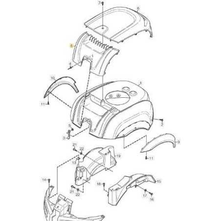 TAPA DE MOTOR ORIGINAL STIGA - 1134-5635-01 | NewgardenParts.com