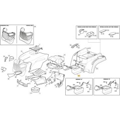 ABDECKUNGSZENTRUM. SCHWARZES ABS MP/SD GEPRÄGT ORIGINAL STIGA – 325110541/0 | NewgardenParts.com