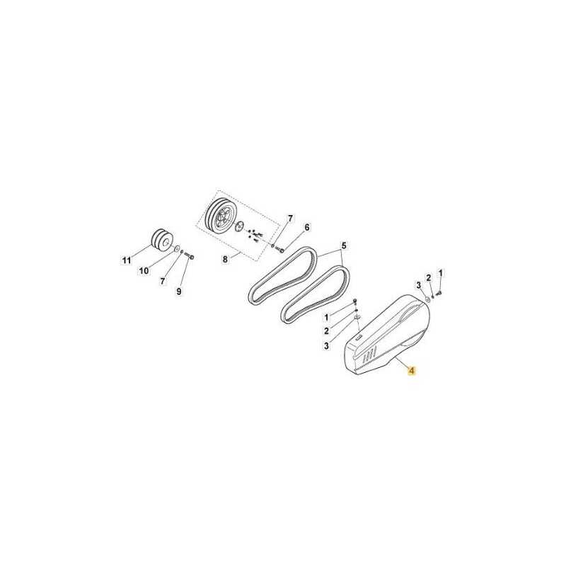 COUVERCLE DE COURROIE ORIGINAL STIGA - 118802844/0