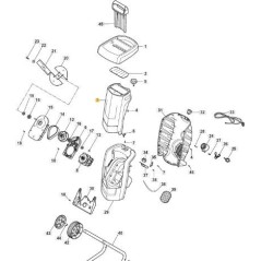 ORIGINAL STIGA GELBE ABDECKUNG – 118802923/0 | NewgardenParts.com