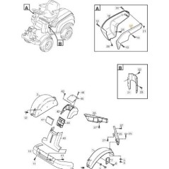 ORIGINAL STIGA PARK RIGHT CONSOLE COVER - 1134-4360-01 | NewgardenParts.com