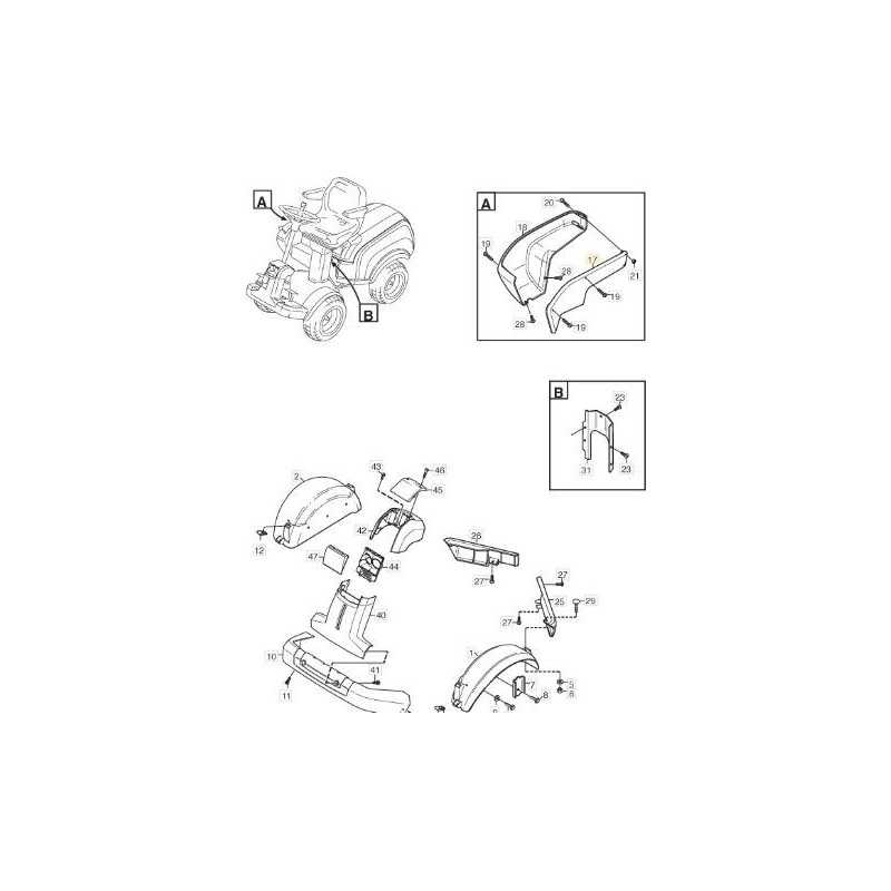 COPERTURA DX CONSOLE PARK ORIGINALE STIGA - 1134-4360-01