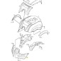 COUVERCLE AVANT ORIGINAL STIGA - 1134-5637-01