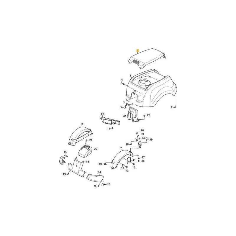 ORIGINAL STIGA-MOTORABDECKUNG (GRAU) – 1134-5264-01
