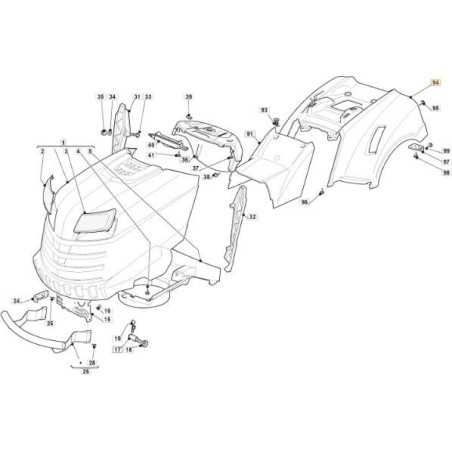 BLACK WHEEL COVER 901510 NJ92 ORIGINAL STIGA - 325110392/0 | NewgardenParts.com