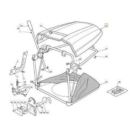 YELLOW BAG COVER 122410 NJ92 HE ORIGINAL STIGA - 325110319/0 | NewgardenParts.com