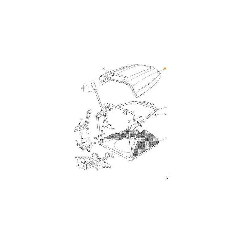 COUVERCLE DE SAC ROUGE 300941 NJ92 HE ORIGINAL STIGA - 325110320/0