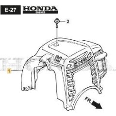 TAPA DE CILINDRO ROJA ORIGINAL STIGA - 118552126/0 | NewgardenParts.com