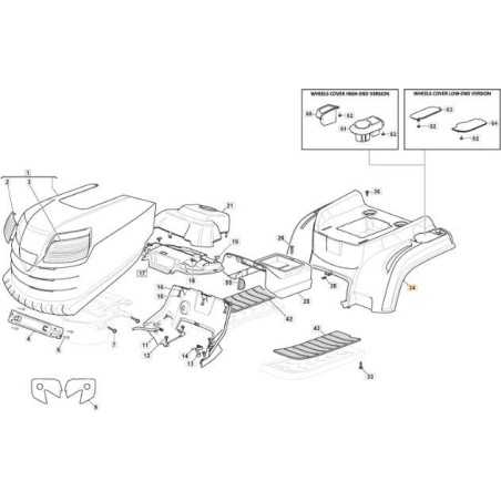 TAPA RUEDA NEGRA 901510 MP 84C ORIGINAL STIGA - 325110435/0 | NewgardenParts.com