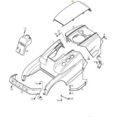 ORIGINAL STIGA-MOTORABDECKUNG – 1134-4789-01 | NewgardenParts.com