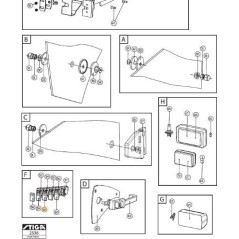 TAPA LÁMPARA ORIGINAL STIGA - 1319-1104-01 | NewgardenParts.com