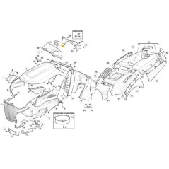 KIT TABLERO TX GRIS NCS8000N S/C (FTI) ORIGINAL STIGA - 325120263/0