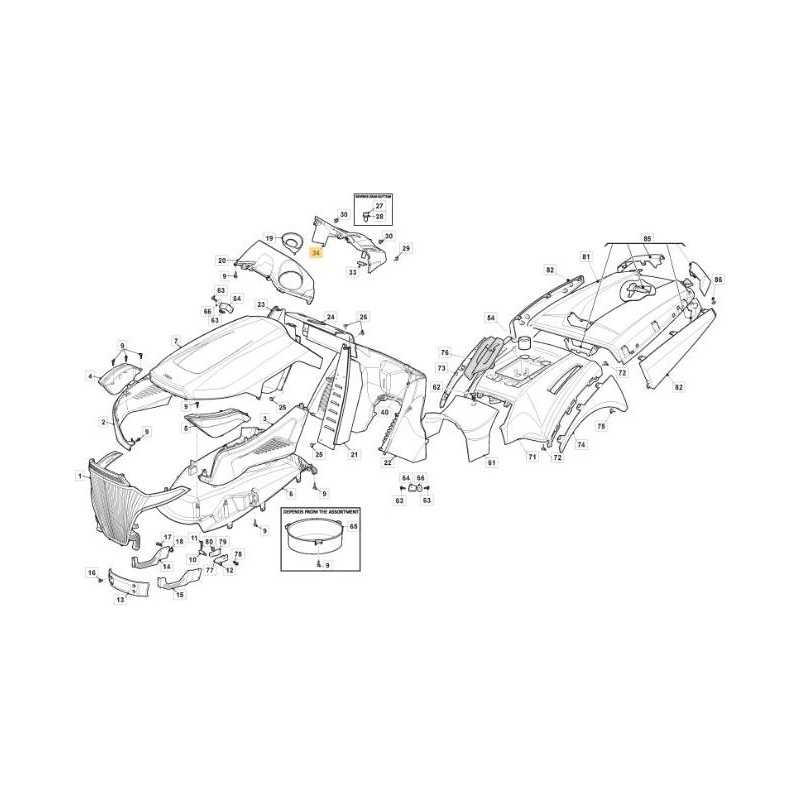 DASHBOARD KIT TX GRAY NCS8000N S/C (FTI) ORIGINAL STIGA - 325120263/0
