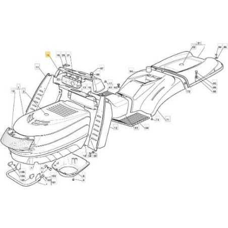 DASHBOARD KIT TCP BLACK x NEW ORIGINAL STIGA BOARD - 325120257/0 | NewgardenParts.com
