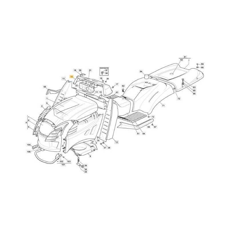 CRUSCOTTO KIT NCS8000N TCP C/F INT.FR. (FTI) ORIGINALE STIGA - 325120279/0