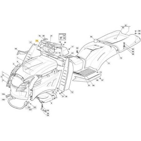 KIT SALPICADERO NCS8000N TCP C/F INT.FR. (FTI) ESTIGA ORIGINAL - 325120279/0 | NewgardenParts.com