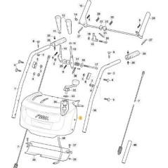 TABLERO - ST 4262 P ORIGINAL STIGA - 118821096/0