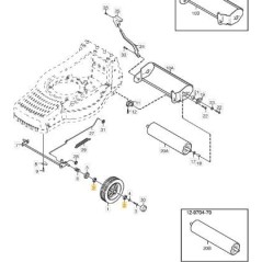 COJINETE DE RUEDA DELANTERA ORIGINAL STIGA - 9549-0015-00 | NewgardenParts.com