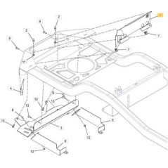 ORIGINAL STIGA HEAT DEFLECTOR - 118830873/0 | NewgardenParts.com