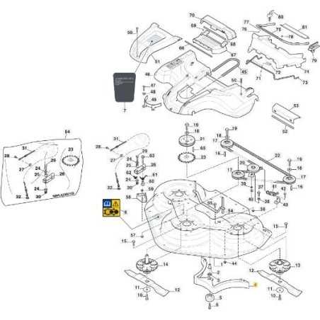 DEFLECTOR mulching 110 NEGRO ORIGINAL STIGA - 1134-5966-01 | NewgardenParts.com