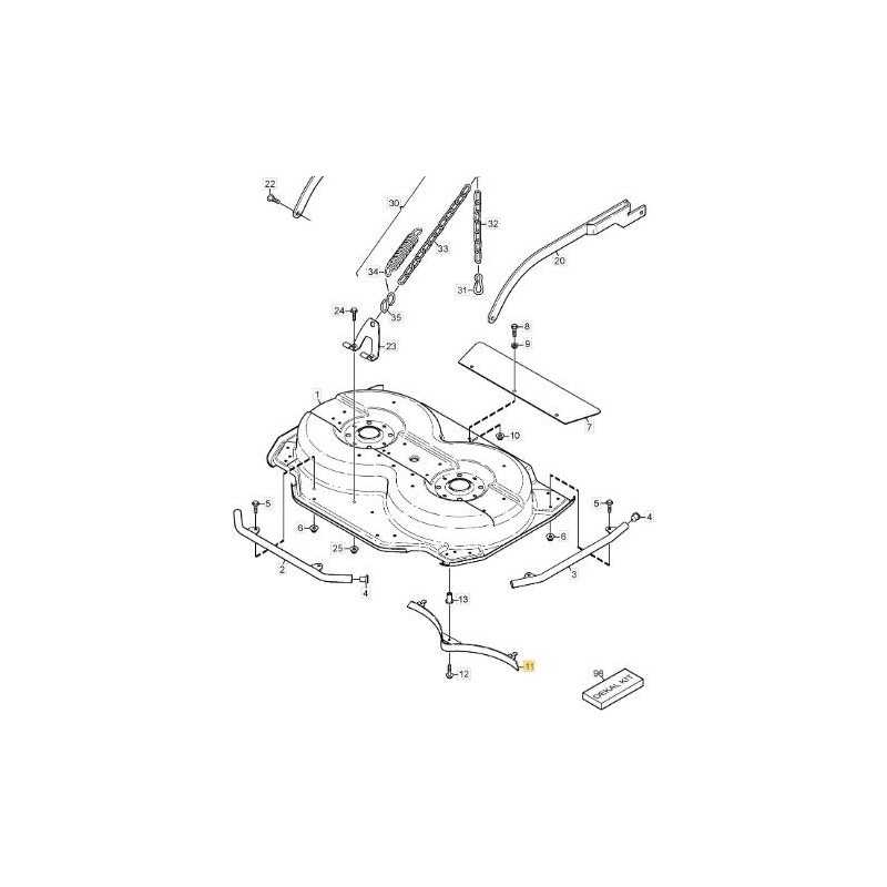 MULCHDEFLEKTOR 95 ORIGINAL STIGA – 1134-6229-01