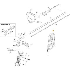 PETTORINA DOPPIA ELITE ORIGINALE STIGA - 1911-9259-01