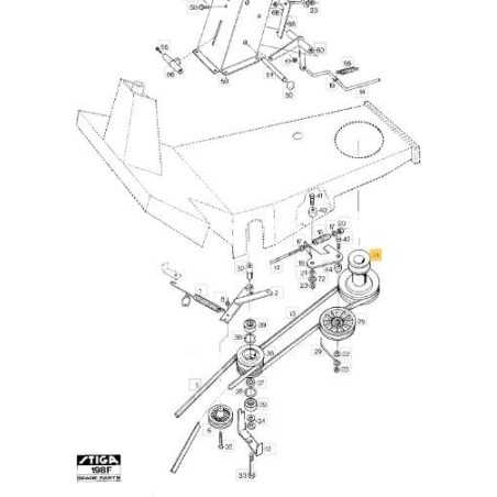 ORIGINAL STIGA MOTORRIEMENRIEMENSCHEIBE – 1134-1633-01 | NewgardenParts.com
