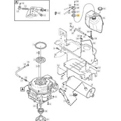BRIDE DE RÉSERVOIR DIESEL ORIGINAL STIGA FM PARK - 337207611/0 | NewgardenParts.com