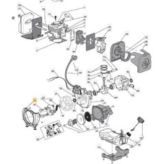 TRANSMISSION SUPPORT FLANGE KH30027AA -R ORIGINAL STIGA - 123208411/0 | NewgardenParts.com