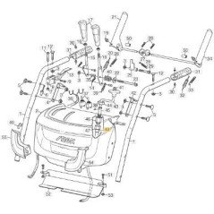 ALBERO FLESSIBILE ORIGINALE STIGA - 1811-3036-01