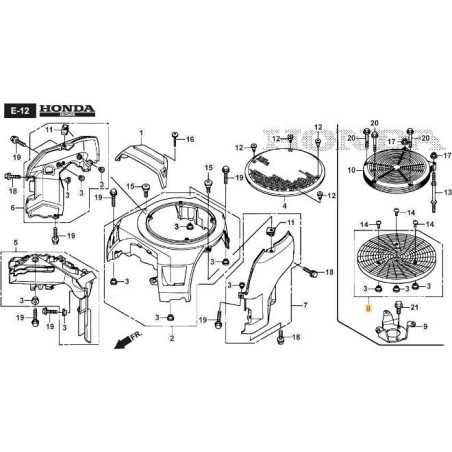 REJILLA DE PROTECCIÓN STIGA ORIGINAL - 118552155/0 | NewgardenParts.com