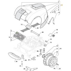 ALPINA SCHALE MONTAGE AR1 500 ORIGINAL STIGA - 112600195/0