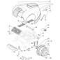 CONJUNTO DE CARCASA ALPINA AR1 500 ORIGINAL STIGA - 112600195/0