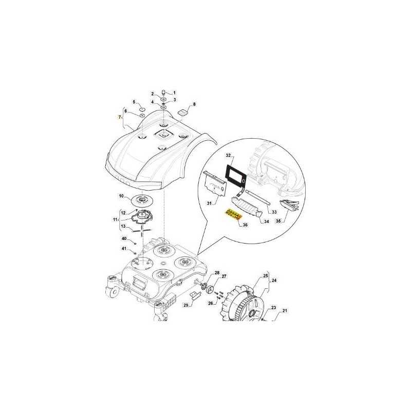 AUTOCLIP SHELL ASSEMBLY 550 SG ORIGINAL STIGA - 112600348/0