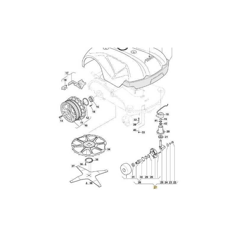 FRONT RIGHT WHEEL ASSEMBLY (L300) ORIGINAL STIGA - 112600259/0