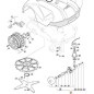ENSEMBLE ROUE AVANT DROITE (L300) ORIGINE STIGA - 112600259/0