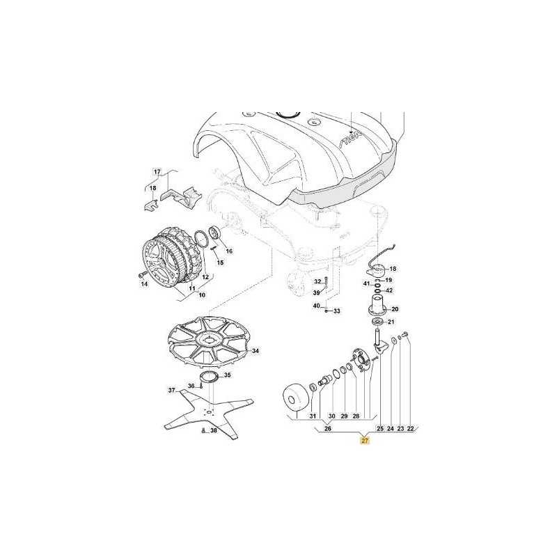 ENSEMBLE ROUE AVANT GAUCHE (L300) ORIGINE STIGA - 112600260/0