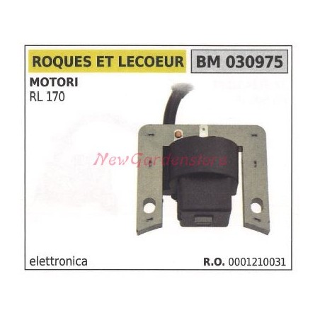 Bobina accensione ROQUES ET LECOEUR per motori RL 170 030975 | NewgardenParts.com