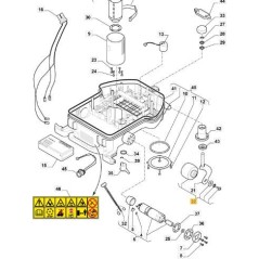 GRUPPO RUOTINO ANTERIORE ORIGINALE STIGA - 112600392/0 | NewgardenParts.com