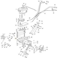 TRANSMISSION GROUP WHITE TILLER RATO ORIGINAL STIGA - 118802026/1 | NewgardenParts.com